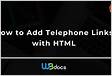 How to Add Telephone Links with HTML